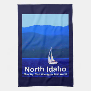 North Idaho Blue Towel