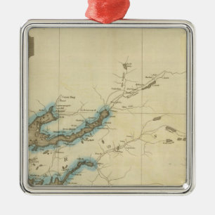 North Inverness Shire Metal Ornament