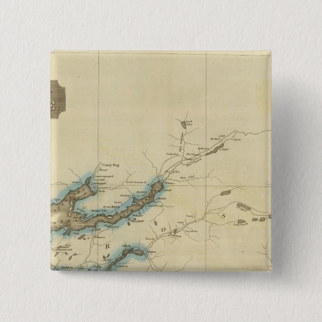 North Inverness Shire Pinback Button (Front)