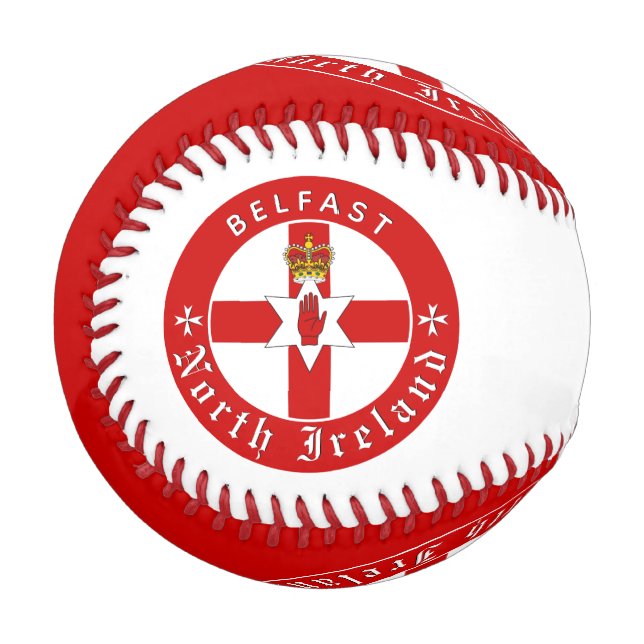 North Ireland Ball, Baseballs, Irish Ulster Flag Baseball (Front Left)