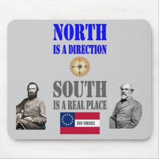 NORTH IS A DIRECTION MOUSE PAD