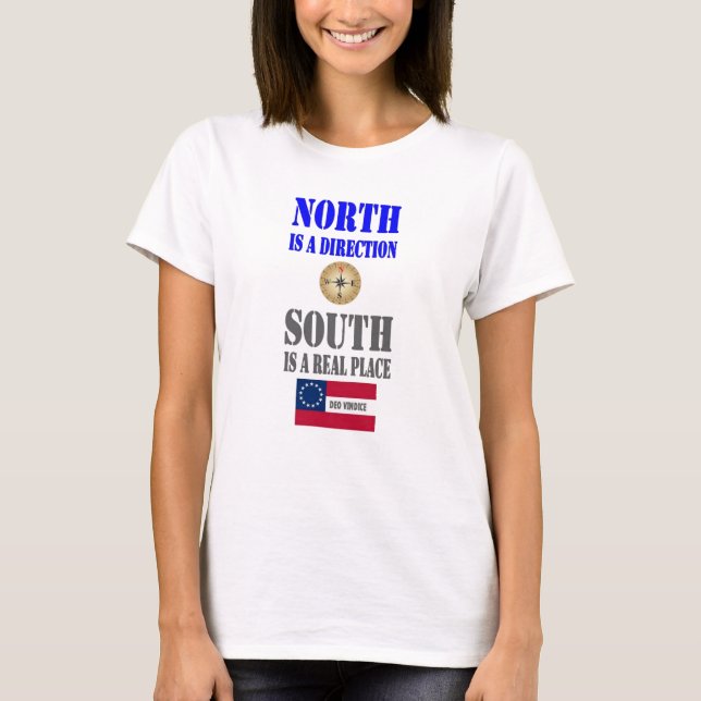 NORTH IS A DIRECTION T-Shirt (Front)