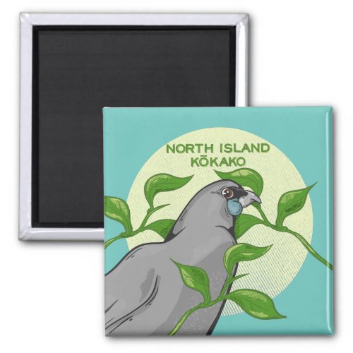 North Island Kokako Magnet