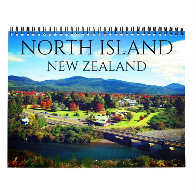 north island nz 2026 calendar (Cover)