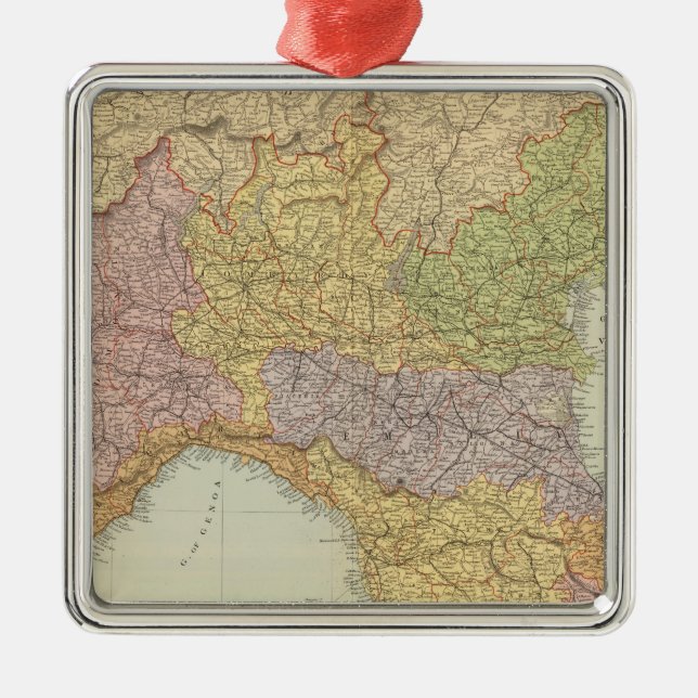 North Italy 2 Metal Ornament (Front)