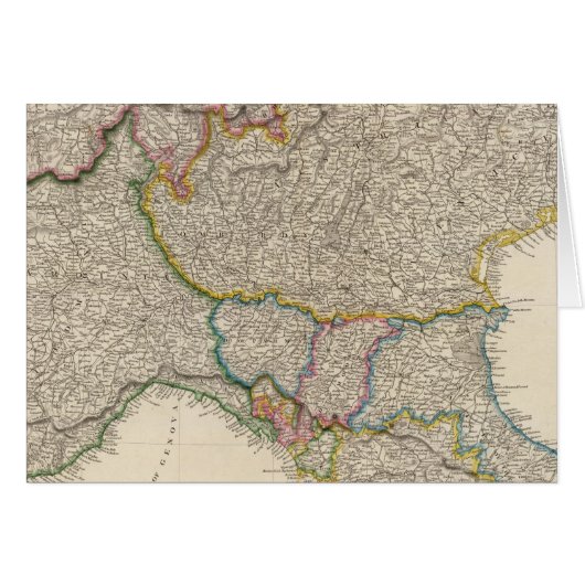 North Italy with Sardinia Cards (Front Horizontal)