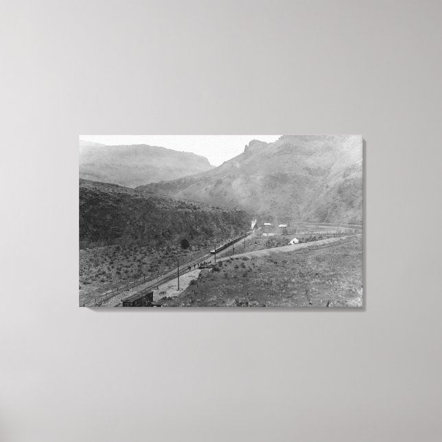 North Junction, Oregon Birds Eye View Photograph Canvas Print (Front)