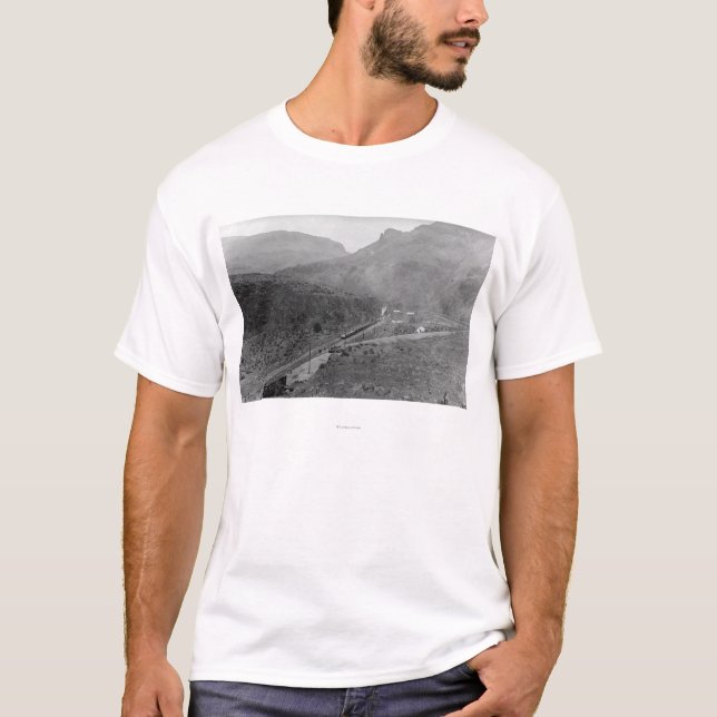 North Junction, Oregon Birds Eye View Photograph T-Shirt (Front)