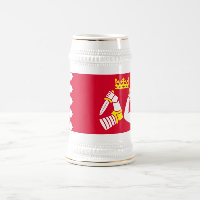 North Karelia Flag Beer Stein (Center)