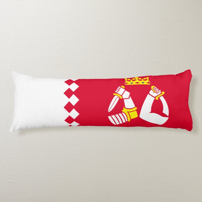 North Karelia Flag Body Pillow (Front)