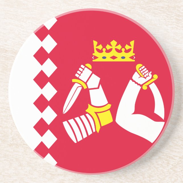 North Karelia Flag Coaster (Front)
