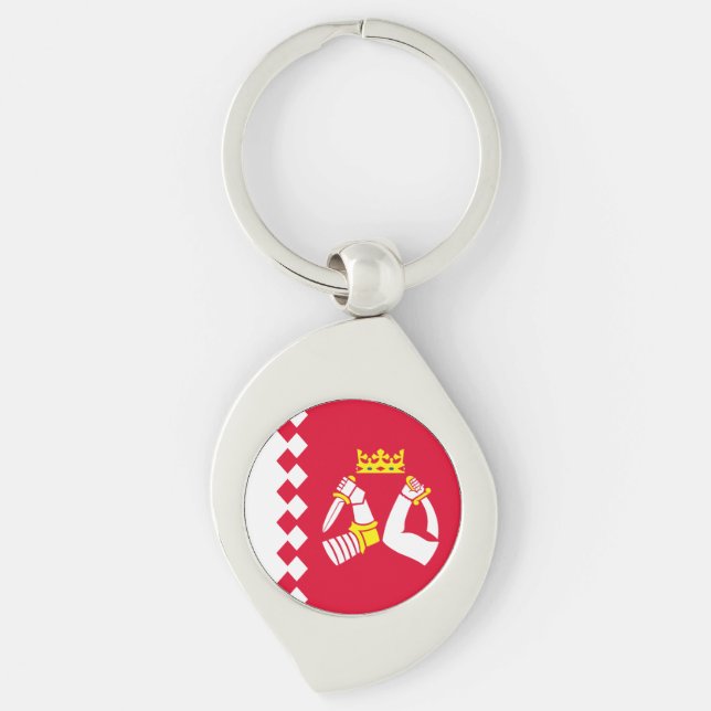 North Karelia Flag Keychain (Front)