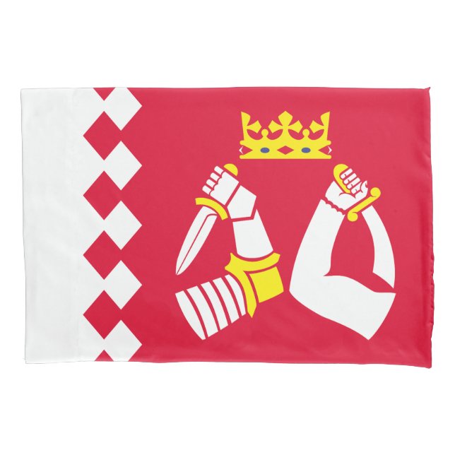 North Karelia Flag Pillow Case (Front)