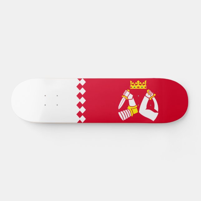 North Karelia Flag Skateboard (Horz)