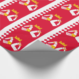 North Karelia Flag Wrapping Paper
