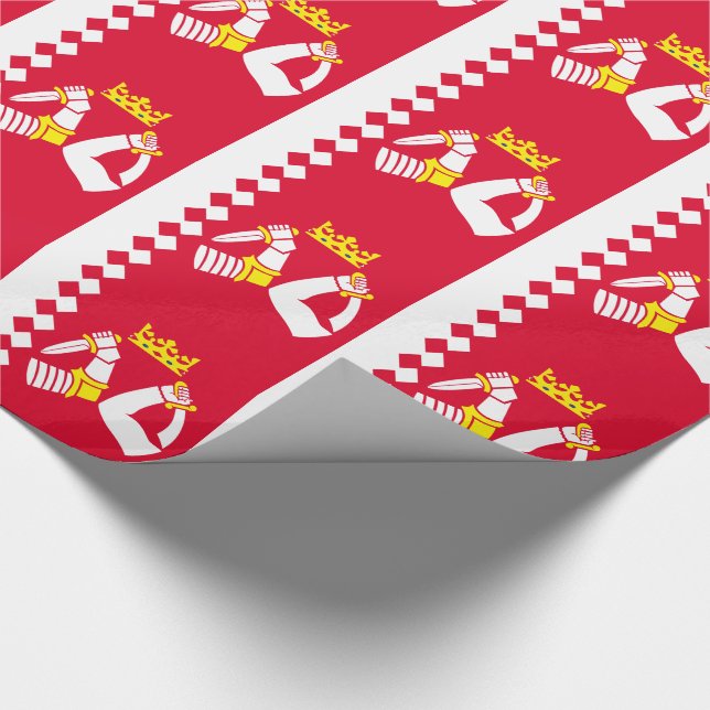 North Karelia Flag Wrapping Paper (Corner)