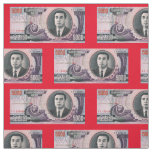 North Korea Banknote Fabric