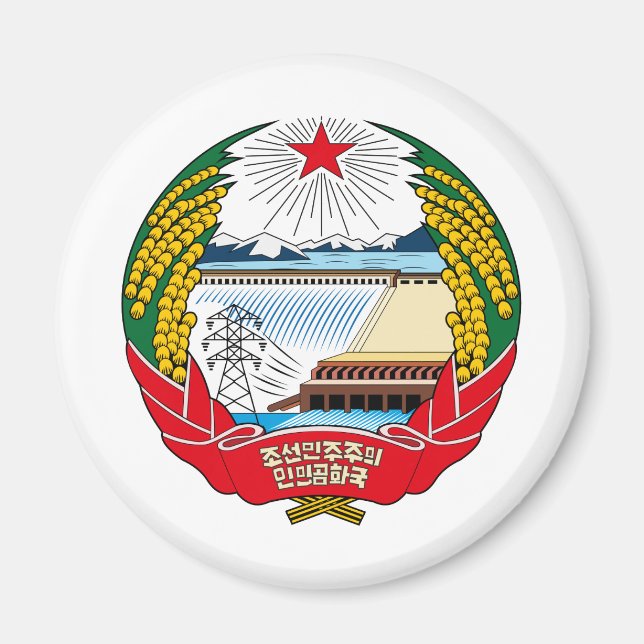 North Korea coat of arms Magnet (Front)