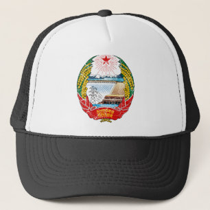 North Korea Coat Of Arms Trucker Hat