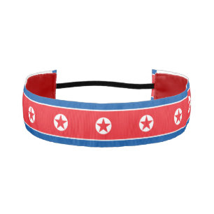 North Korea Flag Athletic Headband