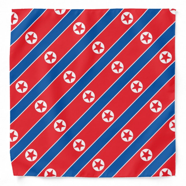 North Korea Flag Bandana (Front)