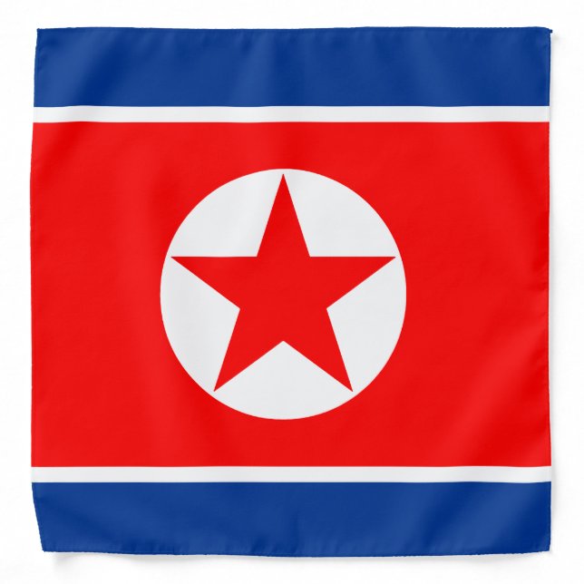 North Korea Flag Bandana (Front)
