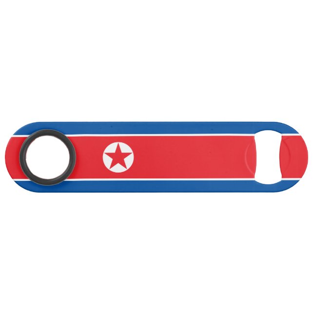 North Korea Flag Bar Key (Front (Horizontal))