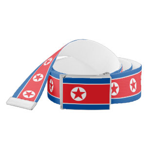 North Korea Flag Belt