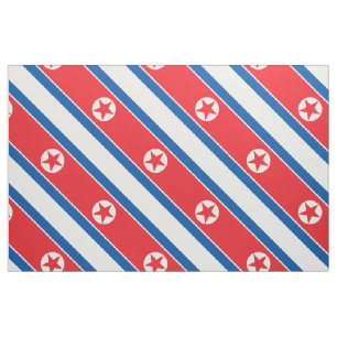 North Korea Flag Fabric