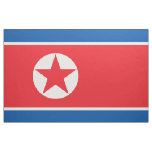 North Korea Flag Fabric
