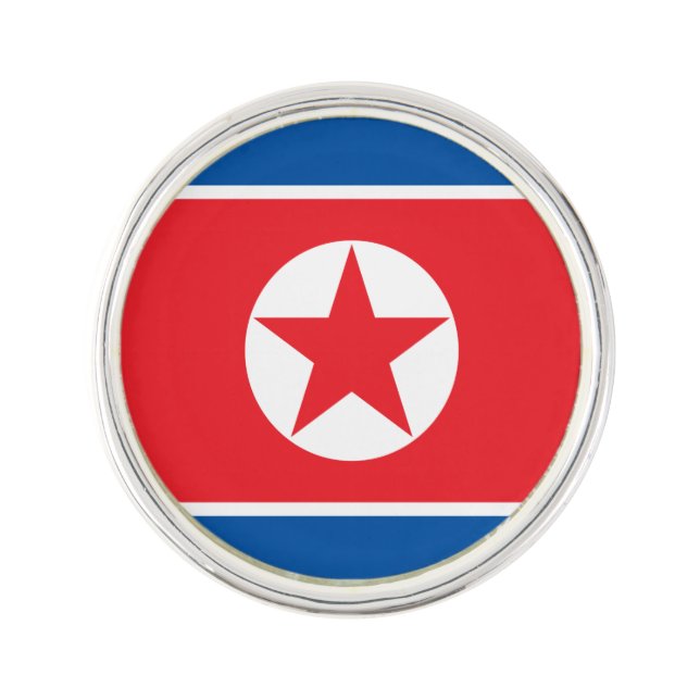North Korea Flag Lapel Pin (Front)
