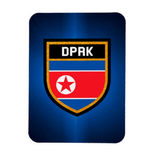 North Korea Flag Magnet