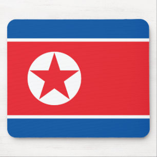 North Korea Flag Mouse Pad