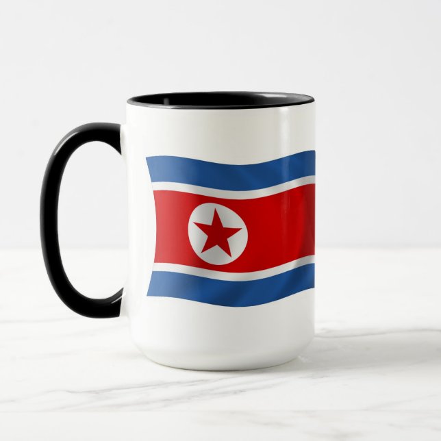 North Korea Flag Mug (Left)