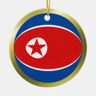 North Korea Flag Ornament