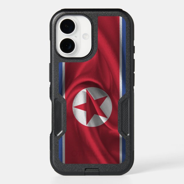 North Korea Flag Otterbox iPhone Case (Back)