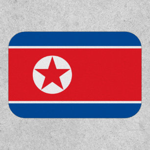 North Korea Flag Patch