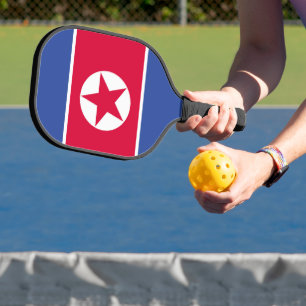 North Korea flag Pickleball Paddle