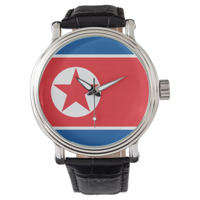 North Korea Flag Watch (Front)