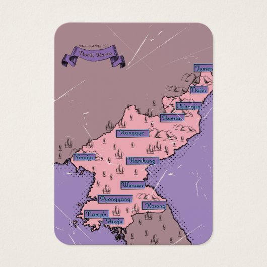 North Korea map (Front)