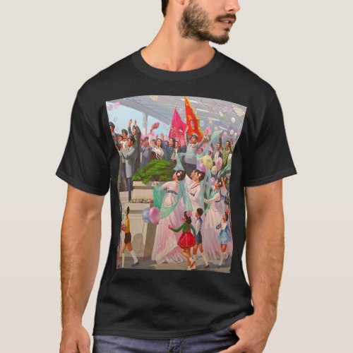 North  Korea _ Propaganda T_Shirt