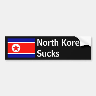 North Korea Sucks Bumper Sticker
