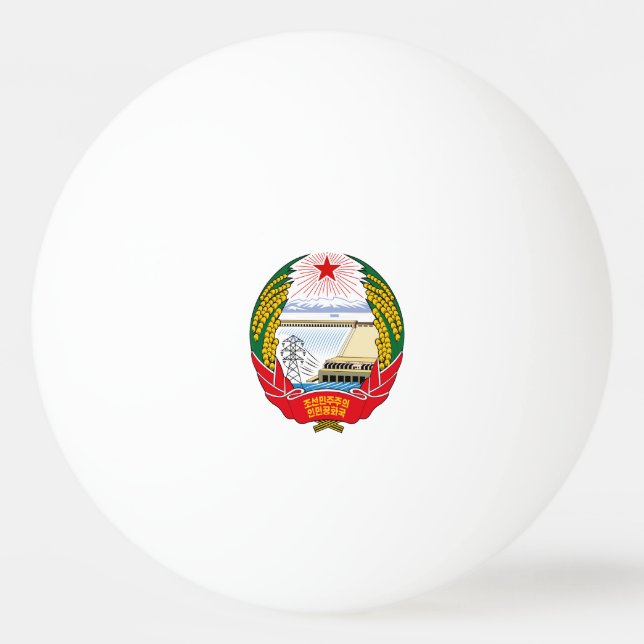 North Korean emblem Ping-Pong Ball (Front)