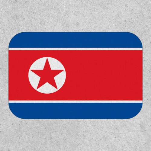 North Korean Flag Flag of North Korea Patch