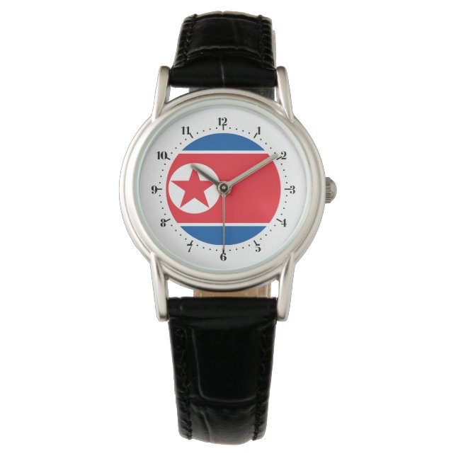 North Korean flag Watch (Front)
