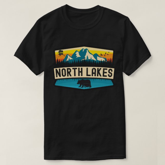 North Lakes, Alaska T-Shirt (Design Front)
