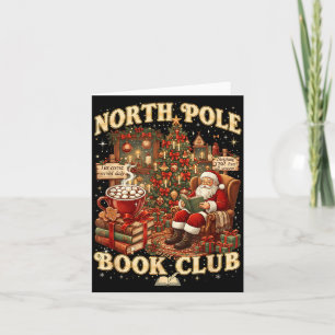 North Le Book Club Cozy Christmas Reading Gift  Card
