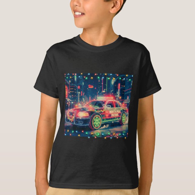 North Le Patrol Christmas Car Tee  (Front)