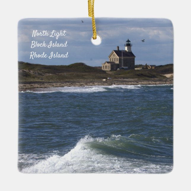 North Light Lighthouse Ornament  (Front)