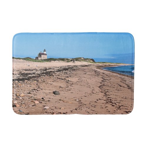 North Lighthouse Block Island RI Bath Mat